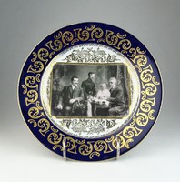 0P008 Altwien családi fotós tányér 24.5 cm