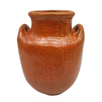 Orange art vase m00918