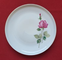 CP Colditz német porcelán kistányér süteményes tányér rózsa virág mintával