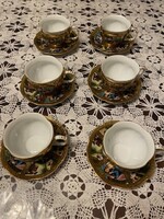 Meissen style porcelain tea set with a spectacular pattern.