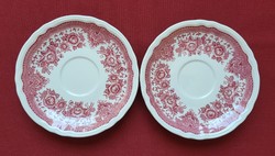 2 pcs villeroy & boch fasan mettlach porcelain saucer plate bowl