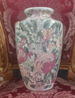 Chinese vase negotiable floral design