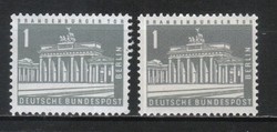 Postatiszta Berlin 857  Mi 140 xw, yw    0,60 Euró