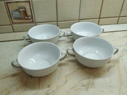 Zsolnay porcelán füles tál, tányér 4 db  eladó!!