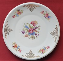 Porcelain serving plate cake plate 29cm with flower pattern
