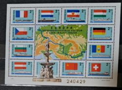 Europe stamp block b/3/12