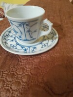 Szalma viragos jelzett  csésze  tányérral