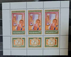 Gyula Derkovits stamp block b/4/12