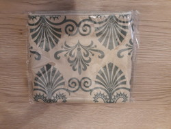 Brand new beige and green decorative cushion cover (30x50 cm)