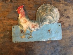 Charming French rooster kitchen decoration, hanging again!