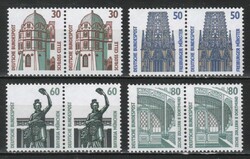 Postatiszta Bundes 0927 Mi 1339-1339-1342-1342      9,50 Euró