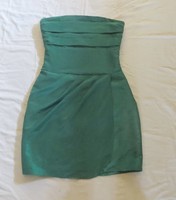 Zöld pántnélküli ruha Asos 8-s h: 70 cm mb: 81 cm