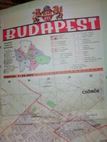 Budapest és környéke M.KIR. Honvéd térkép