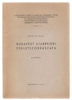 Bajó Gyula: Budapest Ujabbkori Épületszobrászata  1942