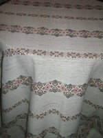 Beautiful vintage style elegant pink floral woven curtain