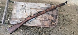 Rare Finnish nagant rifle, manufactured in 1930, converted into an alarm
