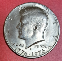 1776-1976 Kennedy Bicentennial Half Dollar, Declaration of Independence!