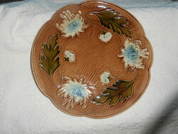 Villeroy & Boch nagy méretű majolikafali  tál- 1800-as évek vége 30 cm