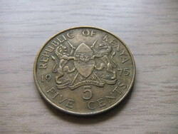 5 Cents 1975 Kenya