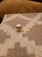 Szép régi Pears Soap porcelán gyűszű (3x2,2 cm)