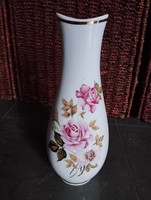 Hollóházi porcelán váza 24 cm
