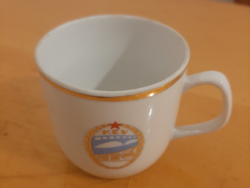 Hollóházi kév metro inscription coffee cup