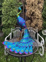 A beautiful garden peacock