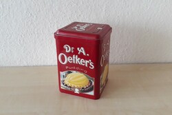 Old metal box. Dr Oetker's
