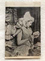 Antik, régi képeslap - Postatiszta                                 -8.