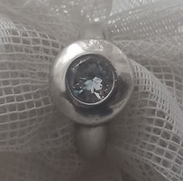 Női köves ezüst gyűrű(18mm)