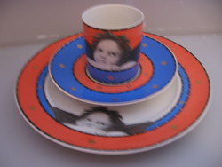 Angelic Thomas porcelain breakfast and snack trio