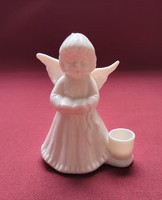 Christmas porcelain candle holder angel angel