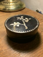 Chinese lacquer box with mother of pearl
