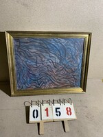 Paizs L szignóval olaj, vászon festmény, 55 x 72 cm-es. 0158