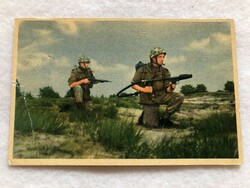 Antik, régi háborús, katonai képeslap                                 -8.