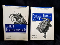 2 számítógépes könyv: NET komponensek és A Visual Basic.net alapjai