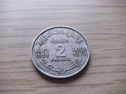 2 Francs 1951  Marokkó