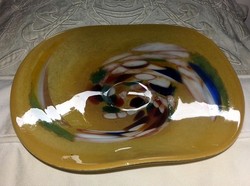 Murano blown glass vintage centerpiece bowl - 21 cm - art&decoration