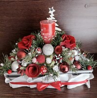 Unique, elegant Christmas table decoration!