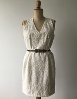 H&m new special, embroidered, elegant, casual dress - size: 38/40 m/l