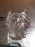 Vintage finn Humppila jégüveg mécsestartó