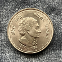 Indira gandhi 1984 - 5 Indian rupees - Indian rupee commemorative coin