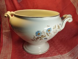 Beautiful antique porcelain large offering, centerpiece, bowl