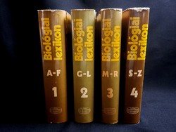 Biological lexicon complete series 4 volumes 1975-1978
