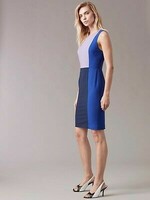 New Diane von Fürstenberg (dvf) elegant designer business dress - size: 36/38, s/m