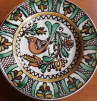 Korondi madaras tányér - Józsa János - 25.5 cm