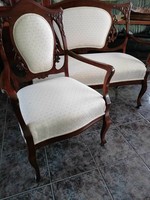 Neobaroque chair and sofa for two