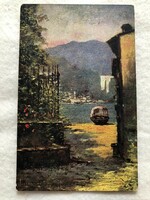 Antik, régi képeslap - Postatiszta                              -5.