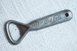 Old, retro bottle opener, beer opener, coca-cola, Italian 11 x 4 cm
