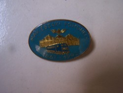 MÁV Északi Főműhely 1867-1992 kitűző zománcozott fém 3 cm